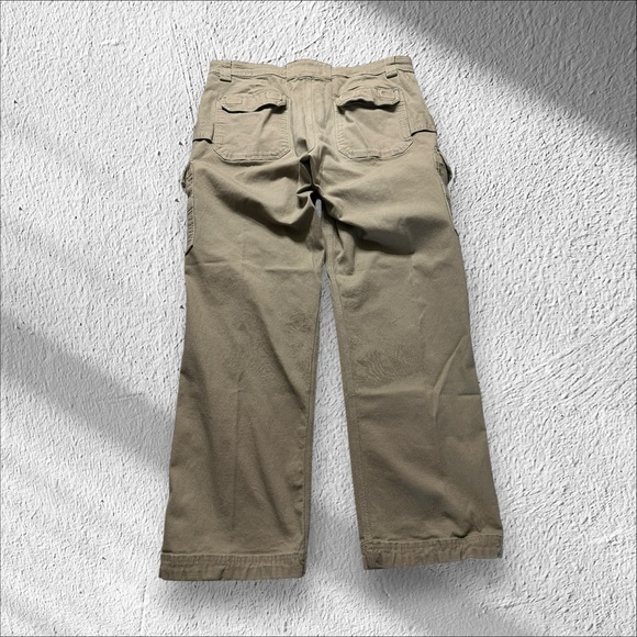 duluth trading flex fire hose cargo pants men’s 38x32 Beige relaxed fit outdoors - Picture 5 of 8